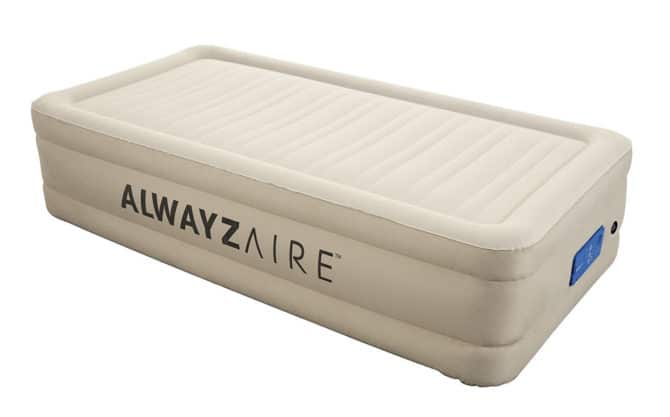 Bestway Twin Luftbett Cama de Aire con Hinchado Automático, Color Crema 191x97x43 cm