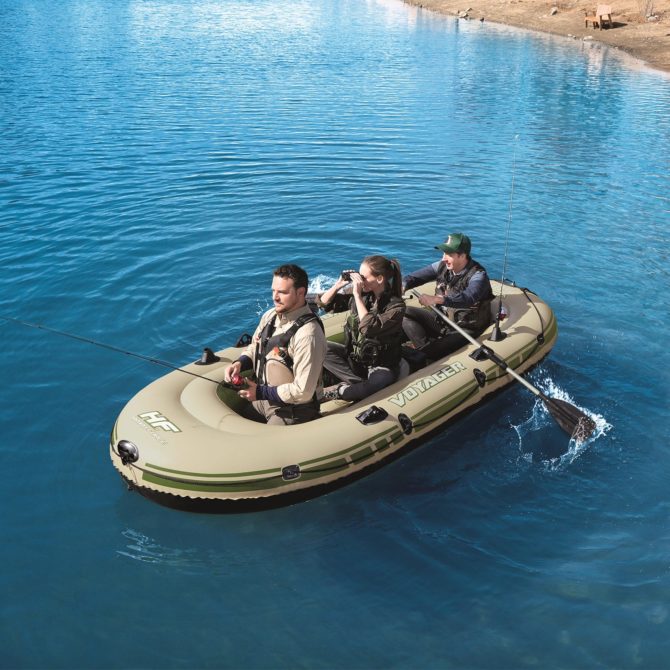 Barca Hinchable con Remos Bestway Voyager 500 Para 3 Personas - Imagen 2