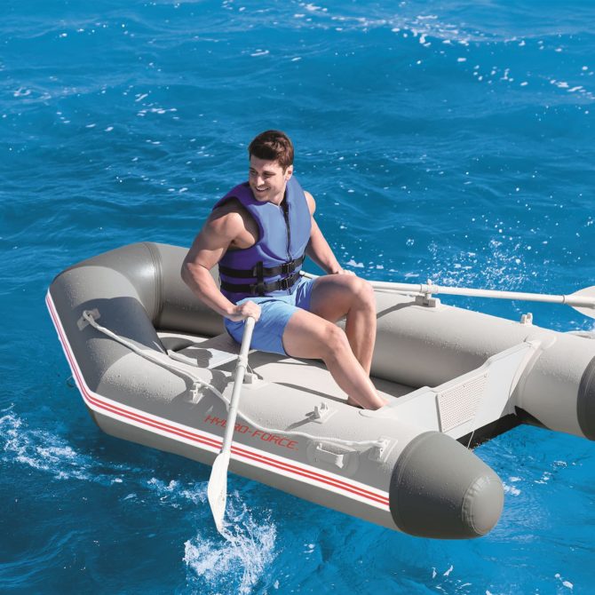 Barca Hinchable Neumática Bestway Hydro-Force Caspian Pro Para 4 Adultos + 1 Niño 2 Remos - Imagen 4