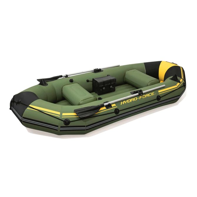 Barca Hinchable Neumática Bestway Hydro-Force Marine Pro Para 2 Adultos + 1 Niño 2 Remos