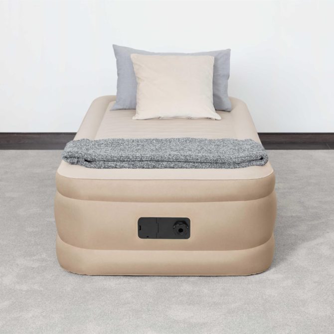 Cama Hinchable Bestway Air Mattress Twin Doble con Inflador Integrado 191x97x46 cm - Imagen 4