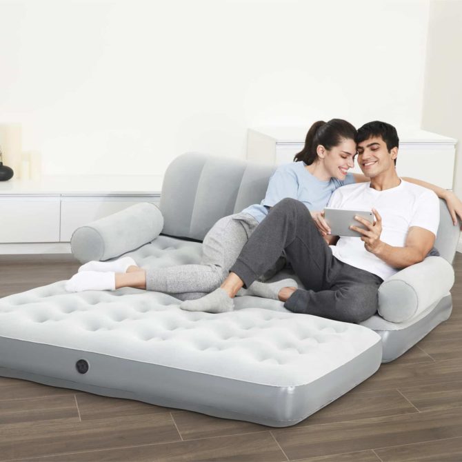 Sofá Cama Hinchable Bestway Multi Max 188X152X64 cm Con Bomba Incluida - Imagen 2