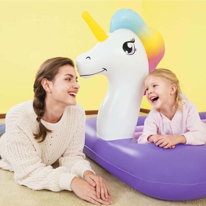 Cama Hinchable Infantil Unicornio Bestway 196x104x84 cm - Imagen 5