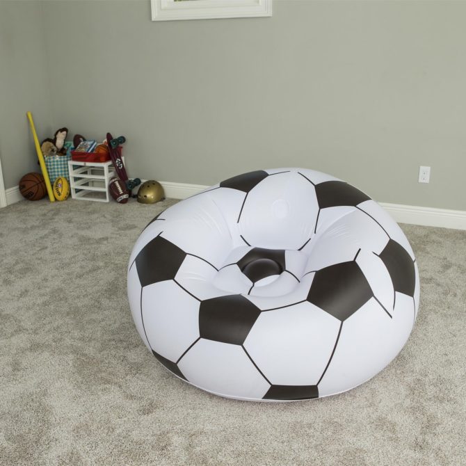 Puff Hinchable Bestway Balón Fútbol 114x112x71 cm - Imagen 3