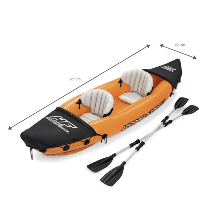 Kayak Hinchable Bestway Hydro-Force Lite-Rapid 321x88x42 cm 2 Personas con Remos - Imagen 5