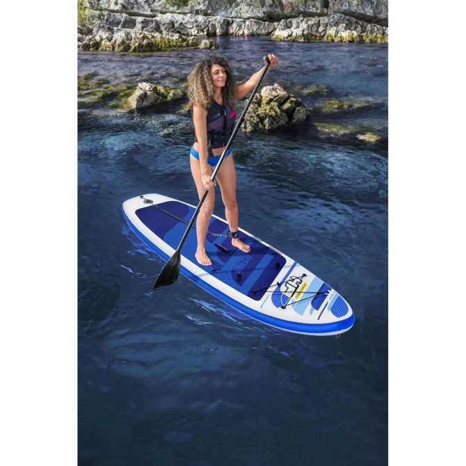 Tabla Paddle Surf Hinchable Bestway Hydro-Force Surf Oceana Convertible 305x84x12 cm con Remo Doble, Asiento, Bomba y Bolsa de Viaje - Imagen 2