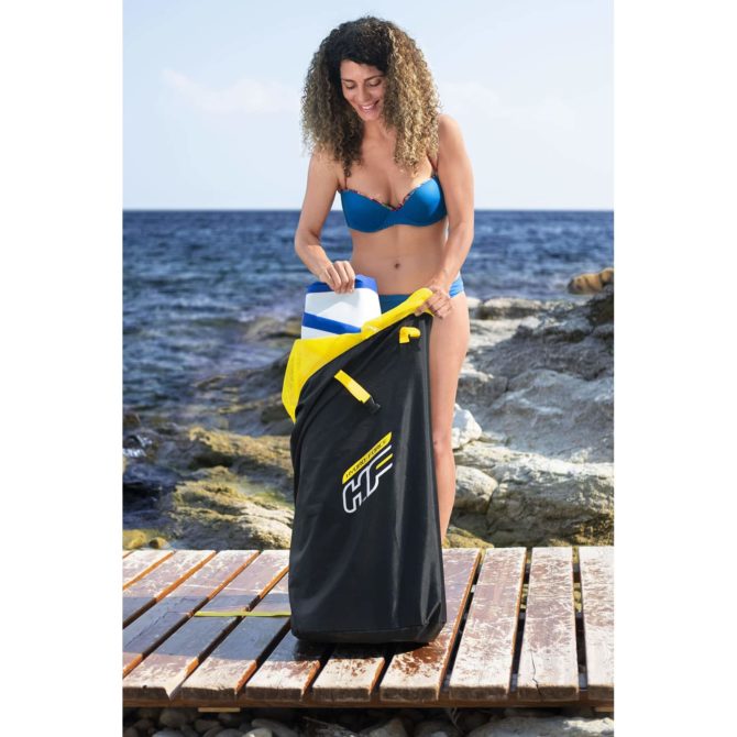 Tabla Paddle Surf Hinchable Bestway Hydro-Force Surf Oceana Convertible 305x84x12 cm con Remo Doble, Asiento, Bomba y Bolsa de Viaje - Imagen 3