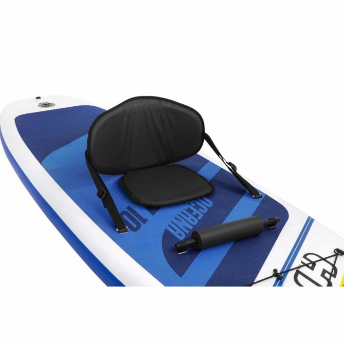 Tabla Paddle Surf Hinchable Bestway Hydro-Force Surf Oceana Convertible 305x84x12 cm con Remo Doble, Asiento, Bomba y Bolsa de Viaje - Imagen 4