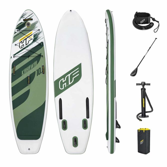 Tabla Paddle Surf Hinchable Bestway Hydro-Force Kahawai 310x86x15 cm Con Remo, Bomba y Bolsa