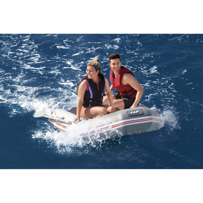 Barca Hinchable Neumática Bestway Hydro-Force Caspian 230x137x37 cm Para 2 Adultos con 2 Remos e Inflador - Imagen 2