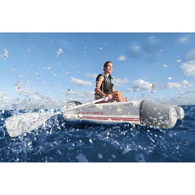 Barca Hinchable Neumática Bestway Hydro-Force Caspian 230x137x37 cm Para 2 Adultos con 2 Remos e Inflador - Imagen 5