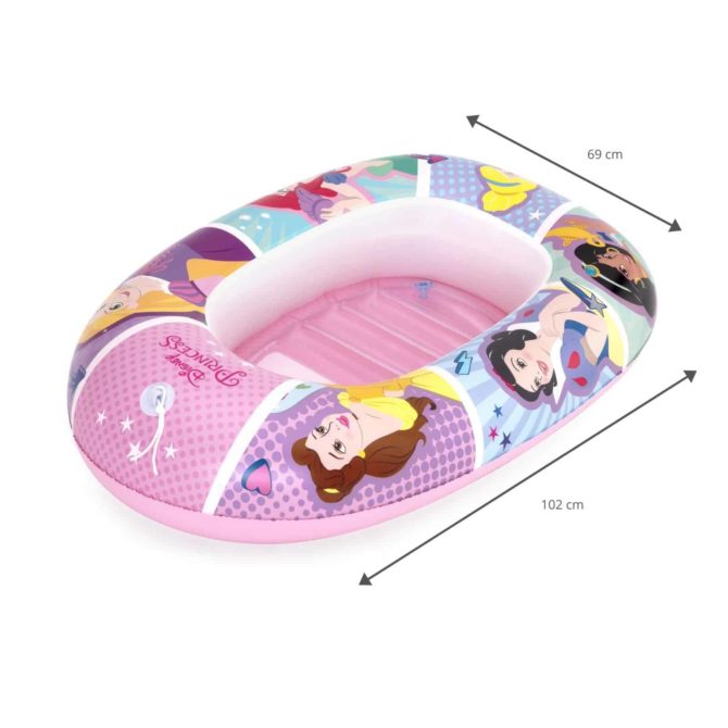 Barca Hinchable Infantil Bestway Disney Princesas 102x69 cm - Imagen 4