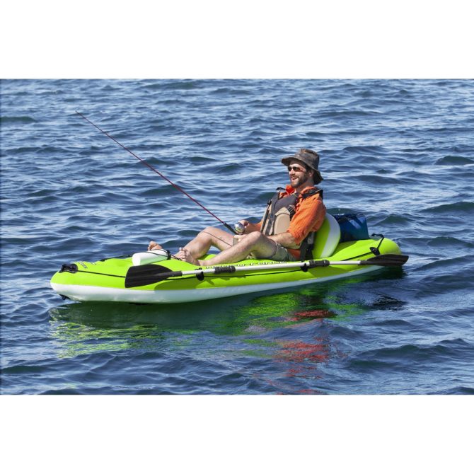 Kayak Hinchable Bestway Hydro-Force Koracle 270x100 cm Individual con Remo y Bomba - Imagen 2