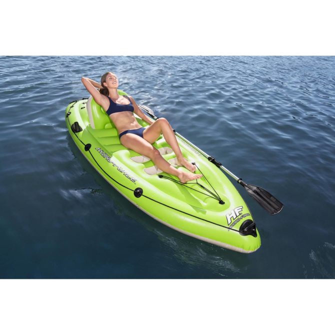 Kayak Hinchable Bestway Hydro-Force Koracle 270x100 cm Individual con Remo y Bomba - Imagen 3