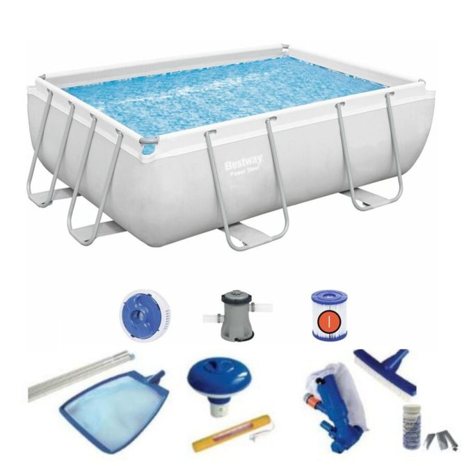 pack piscina rectangular