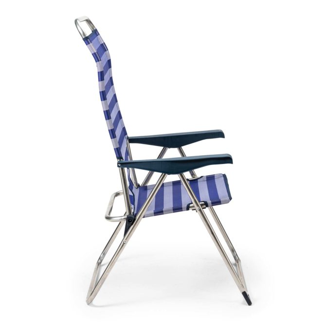 Silla de Playa Plegable Solenny Reclinable 5 Posiciones con Respaldo Anatómico 67x63x114 cm - Imagen 3