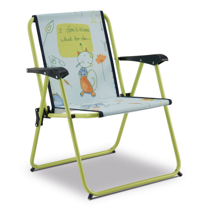 Silla Plegable Infantil Solenny para Jardín o Playa Solenny Acolchada 42x40x52 cm y Divertido Diseño Infantil