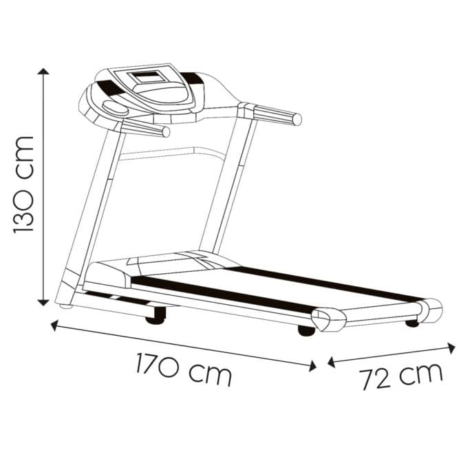 Cinta de Correr Plegable Keboo Serie 700 Pantalla LCD 1-16 km/h 14 Programas de Entrenamiento y Altavoz - Imagen 4