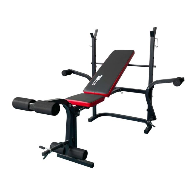 Banco de Musculación Keboo Fitness Serie 700 Plegable y Ajustable con 3 Posiciones Multiejercicio 156,5x120x114 cm - Imagen 3