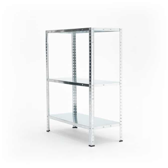 Estantería Metálica Galvanizada CATTERHOUSE Nils Solid 90 - 70x30x90 cm Estantería de Almacenaje con 3 Baldas de acero Galvanizado Soporta hasta 150 kg - Imagen 5