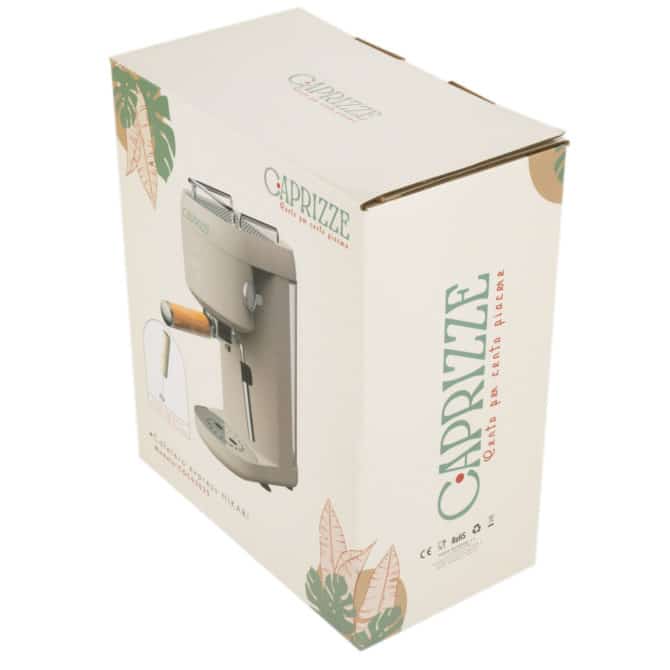 Cafetera Express Semiautomática Caprizze Hikari 1400 W 20 Bares con Vaporizador y Espumador USB incluido Color Blanco Mate - Imagen 8