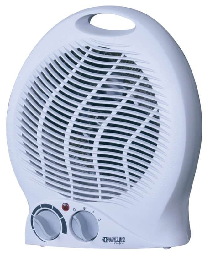 Calefactor Electrico Termoventilador 2000W Kekai 23x14x27 cm Color Blanco