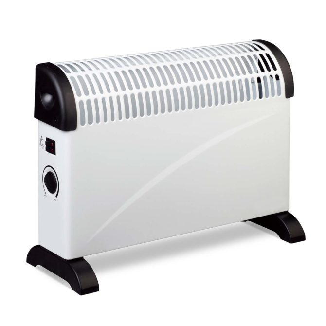 Calefactor Eléctrico para Interior 2000W Kekai Bigger 53x20x38 cm con Termostato y 3 Niveles de Potencia