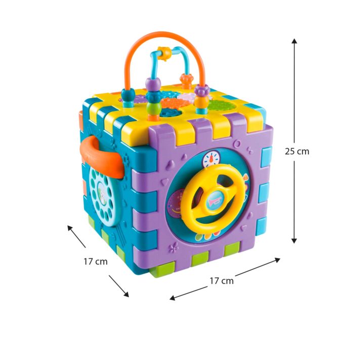 Puzle y Circuito de Psicomotricidad Gruesa Robincool Activiy Cube 17x17x25 cm Multicolor - Imagen 4