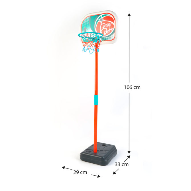 Canasta de Baloncesto Infantil Robincool Basketball 33x29x88/106 cm para Interior y Exterior con Base Rellenable - Imagen 4