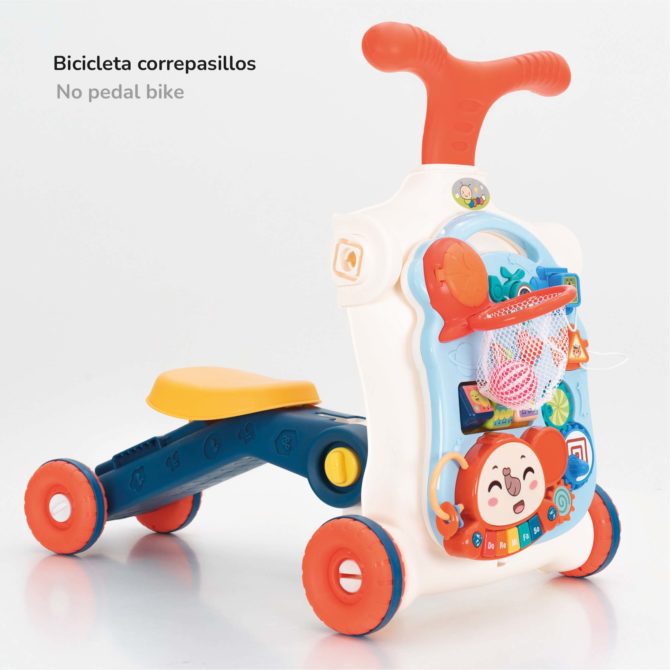 Andador Infantil Evolutivo Robincool Musical Stroller 50x38x60 cm para Distintas Edades de 6 a 36 Meses con Sonido Incorporado - Imagen 5