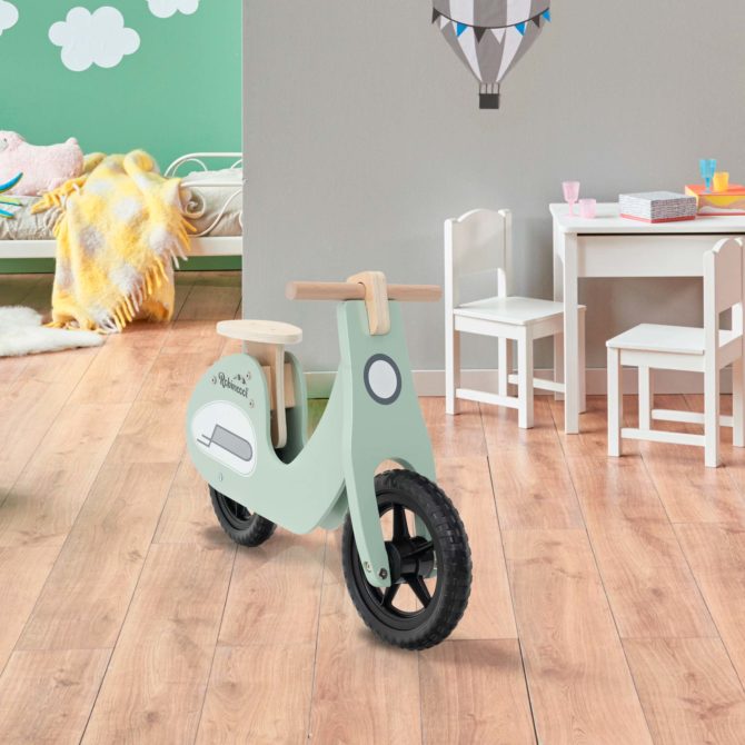 Motocicleta infantil sem pedalesori robincool motocicleta 73x27x51 cm corredores de madeira ecológica ecológica - Image 2