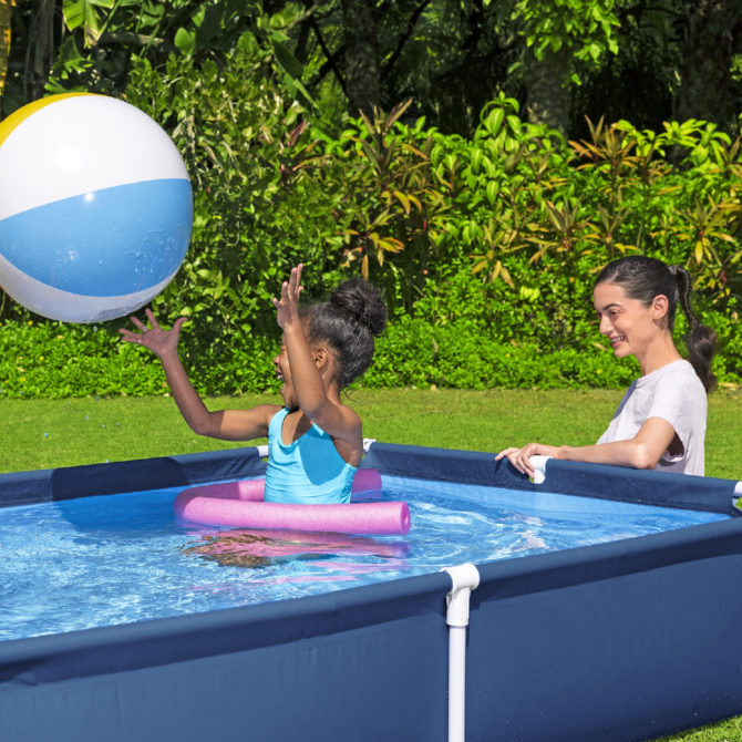 Piscina Desmontable Rectangular Bestway Steel Pro 221x150x43 cm Capacidad para 1.200 Litros Color Azul - Imagen 7