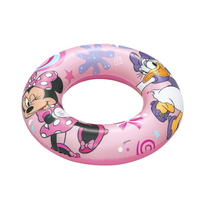 Flotador Hinchable para Niños de 3 a 6 años Bestway 48 cm Diseño de Minnie Mousse Doble Cámara de Aire