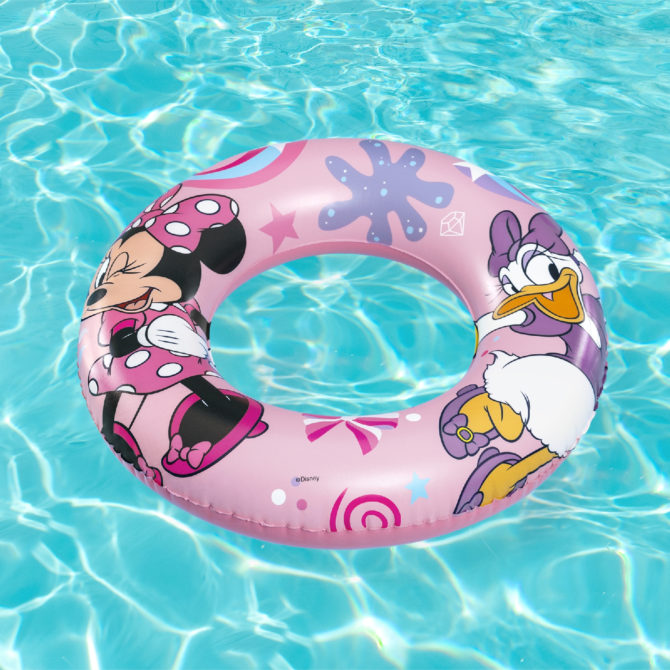 Flotador Hinchable para Niños de 3 a 6 años Bestway 48 cm Diseño de Minnie Mousse Doble Cámara de Aire - Imagen 3