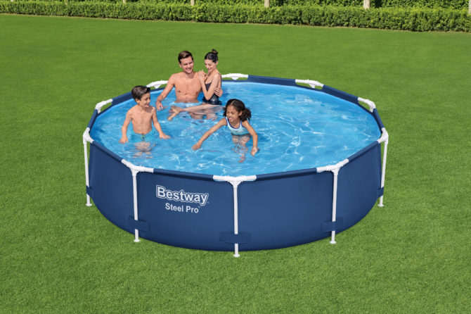 Piscina Desmontable Redonda Bestway Steel Pro 305x76 cm con Depuradora de Cartucho de 1.249 l/h Color Azul - Imagen 2