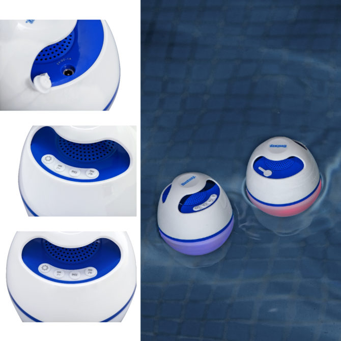 Altavoz Bluetooth LED Flotante Bestway Flowclear MusicWave Resistente al Agua con 6 Horas de Autonomía - Imagen 3