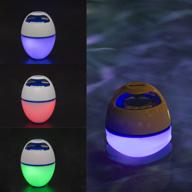 Altavoz Bluetooth LED Flotante Bestway Flowclear MusicWave Resistente al Agua con 6 Horas de Autonomía - Imagen 7