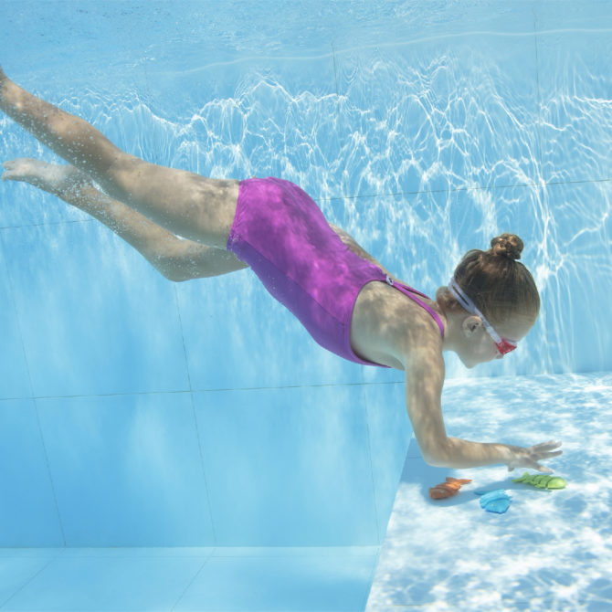 Juego de Piscina Bestway Squiggle Wiggle con Peces de Colores Azul Naranja Verde para Niños a Partir de 3 Años - Imagen 7