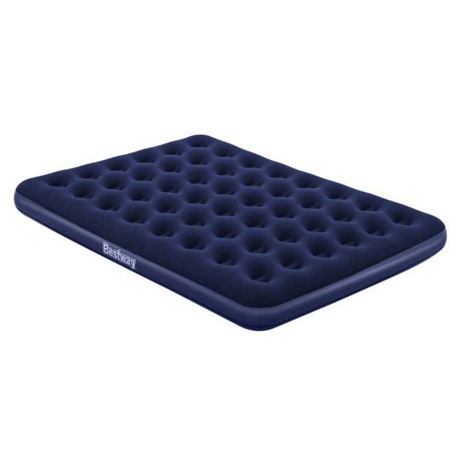 Colchón de Camping Hinchable Bestway Horizon Doble 203x152x22 cm Soporta hasta 300 Kg Color Azul