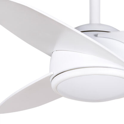 Ventilador de Techo Kekai Levante DC 105x38 cm 55W Blanco con Aspas Blancas, Luz Regulable, Temporizador y Control Remoto - Imagen 2