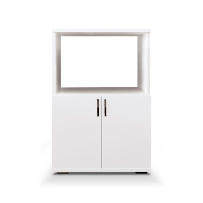 Armario Multiusos CATTERHOUSE Atenas 84 de 60x35x84,5 cm con 2 Puertas, 1 Balda Interior y de Color Blanco