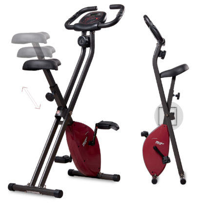 Bicicleta Estática Plegable Siluet BX003S 88x48x13 cm Sistema Frenado Magnético | Ruedas | 7 Funciones | Pedales Antideslizantes - Imagen 5