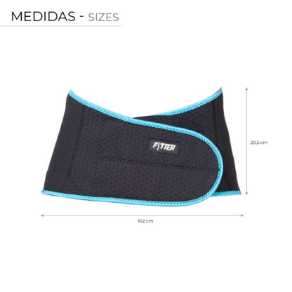 Cinturón Lumbar Fytter Waist Support de Neopreno y Nylon | Transpirable y Adaptable - Imagen 4