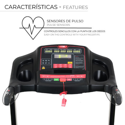 Cinta de Correr Semiprofesional y Plegable Fytter Runner RU-10XR 123,4x90,2x37,9 cm 22 km/h, 15 Niv. Inclinación y Pantalla LED - Imagen 3