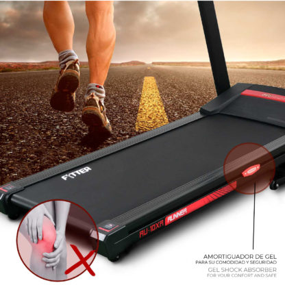 Cinta de Correr Semiprofesional y Plegable Fytter Runner RU-10XR 123,4x90,2x37,9 cm 22 km/h, 15 Niv. Inclinación y Pantalla LED - Imagen 6