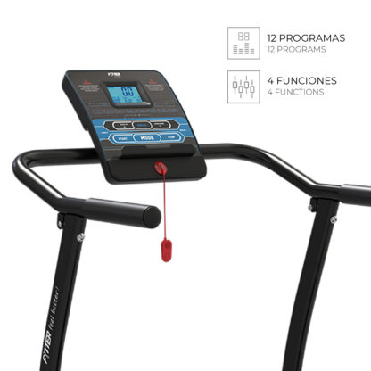 Cinta de Correr Motorizada y Plegable Fytter Runner RU-2BX 128x67x118 cm 8 km/h, 2 Niv. Inclinación, Pantalla LCD y 4 Funciones - Imagen 3