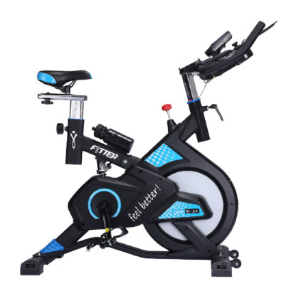 Bicicleta Ciclo Indoor Fytter Rider RI-2X 115x51x116cm 7 Funciones, Pulsómetro, Inercia 13 Kg, Resistencia Ajustable y Bluetooth