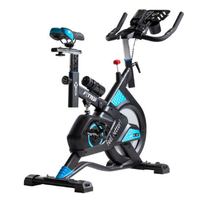 Bicicleta Ciclo Indoor Fytter Rider RI-2X 115x51x116cm 7 Funciones, Pulsómetro, Inercia 13 Kg, Resistencia Ajustable y Bluetooth - Imagen 5