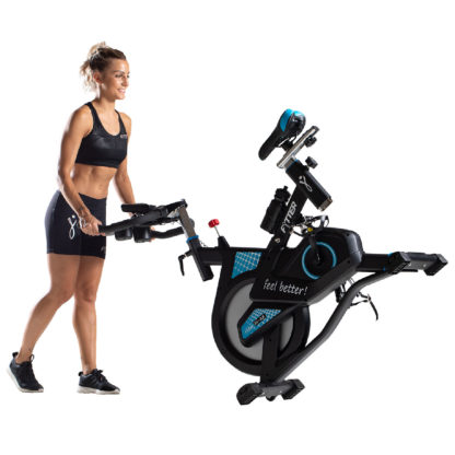 Bicicleta Ciclo Indoor Fytter Rider RI-2X 115x51x116cm 7 Funciones, Pulsómetro, Inercia 13 Kg, Resistencia Ajustable y Bluetooth - Imagen 8