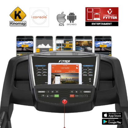 Cinta de Correr Motorizada y Plegable Fytter Runner RU-6X Generation II 177x75x142 cm 18 km/h, 12 Niv. Inclinación y Bluetooth - Imagen 5